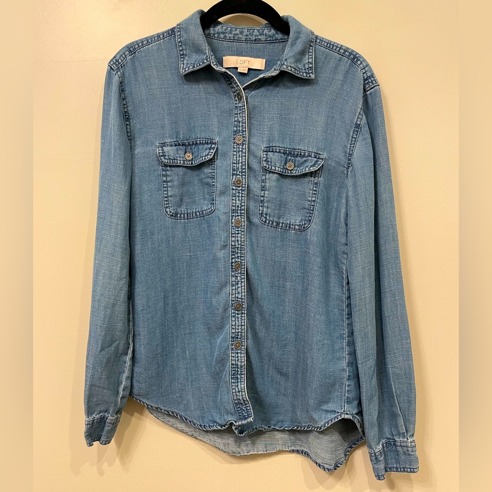 Loft denim shirt
